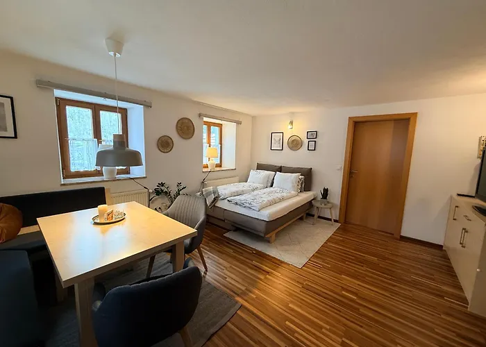 アパート Gemuetliches Apartment Im Kraemerhaus In Annaberg , 1 Schlafzimmer, 2-4 Personen, Zentrum アンベルク・イム・ランマータール